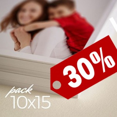 Pack 25 fotos 10x15  30 % Off