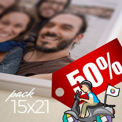Pack 100 fotos 15x21  50 % Off + Envío sin cargo