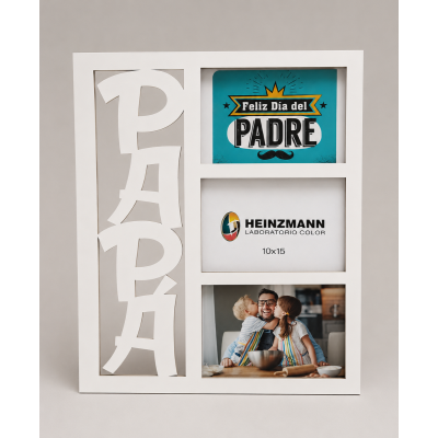 Cuadro  + 3 fotos ( Papá )