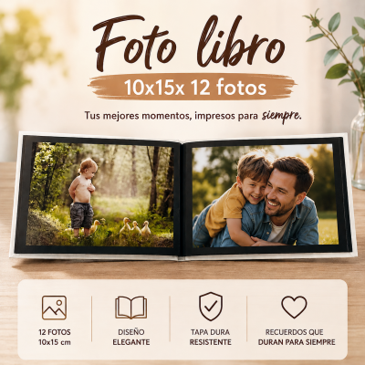 Fotolibro  Kodak   + 12 fotos de  10x15